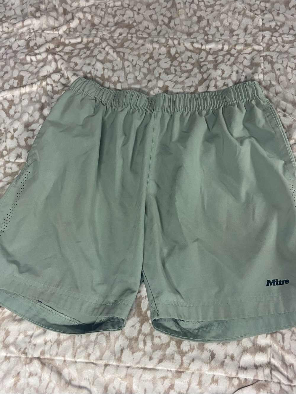 Mitre Men's Athletic Shorts in Sage Green